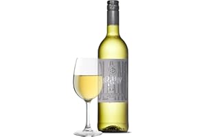 Thomson & Scott Noughty Blanc, Dealcoholized Non Alcoholic White Wine, Dry, Citrus, Honeysuckle, Jasmine, Medium Acidity, Organic, Chenin Blanc & Chardonnay Grapes, <0.5% ABV, 750ml Bottle, 1 Pack