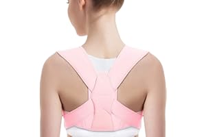 VICORRECT Posture Corrector for Women and Men, Adjustable Upper Back Brace for Clavicle Support and Providing Pain Relief from Neck, Shoulder, and Upper Back (L/XL)