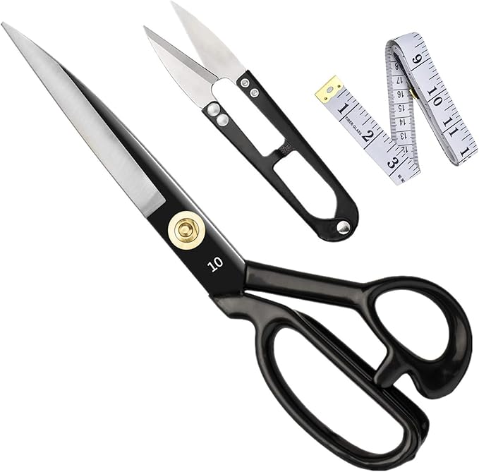 LeftHanded Sewing Scissors 10 Inch(25.5cm) Fabric Dressmaking Shears