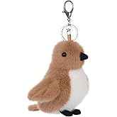 Apricot Lamb Cute Toys Plush Sparrow Stuffed Animal Soft Keychain for Kids Bag, Purse, Backpack, Handbag (Sparrow,5.1 Inches)
