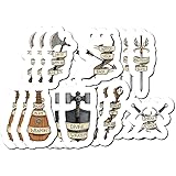 Deangelo Stickers Pack 3, Vinyl Sticker for Adults D&d Bike - Journaling Mini Teens Classes Laptop Selection Kids for Water B