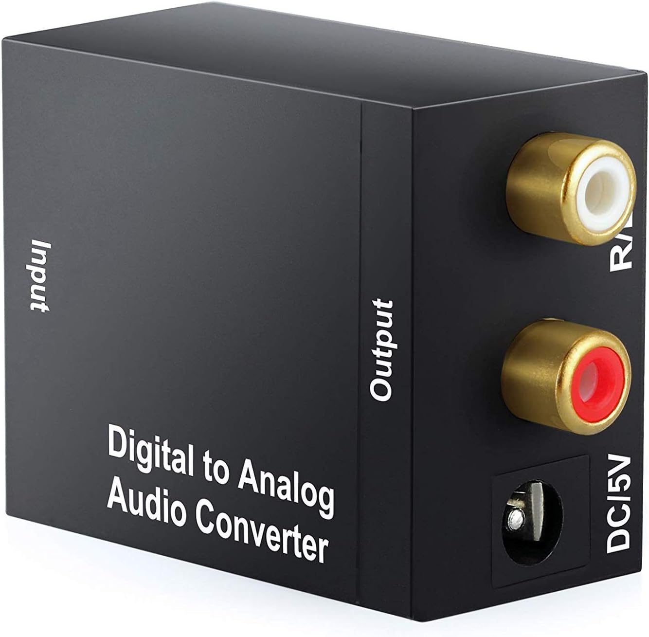 DAC Digital Optical Coaxial Toslink to Analog Converter Amazon.co.uk