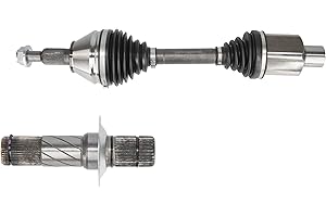 Kugel Front Left (Driver Side) CV Axle Drive Shaft Complete Assembly & Intermediate Kit Replacement For 2012-2017 Ram 1500 4W