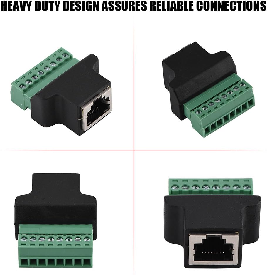 thumbnail image 2 of Ethernet RJ12 6P6C Male To 6 Pin Screw Terminals Adapter Connector... 2 of 9