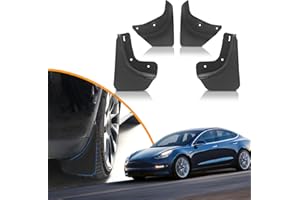 BOEKEY 4PCS Tesla Model Y Mud Flaps - Upgraded No Drilling Tesla Model Y Splash Guards Fender Tesla Accessories Fit 2020/2021/2022/2023 Tesla Model Y