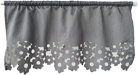 Amazon Com Homeyho Rod Pocket Cafe Curtains Sheer Curtains Half