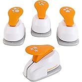 Fiskars Hole Punch Confetti Maker Set (4-Pack) - Stars, Hearts, Circles and Rectangle Shapes - Arts and Crafts Tools