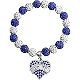 Keeblon Sorority Paraphernalia Gift ZPB Crystal Brooch Bracelet 1920 Finer Women Gift Greek Sorority Jewelry for Women Sister