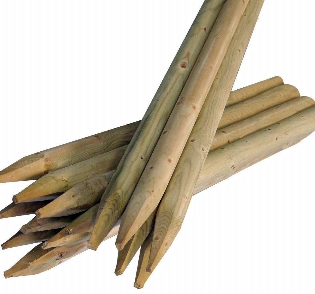 F&G Supplies pack of 20 x 1.8m (6ft) x 75mm (3 inch) Machined Round