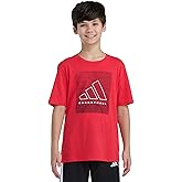adidas Kids Bball Court Tee (Big Kid)