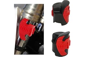 SHMZK 2 PCS Motorcycle Fork Seal Cleaner Tool, 45-55mm Motorcycle Shock Absorber Fork Seal Mate Tool, Front Fork Seal Oil Cleaning Tool for Dirt Bike, Motorcycle Accessories (Red)