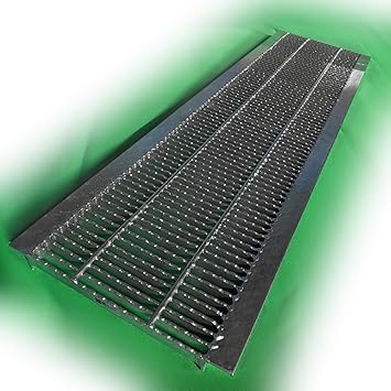 Amazon U字溝用 グレーチング 溝蓋 細目 ノンスリップ 圧接式 溝幅 240用 240mm 歩道用 T2 乗用車 型番unh193f24 Diy 工具 ガーデン