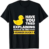 Programmer Rubber Duck Debugging T-Shirt