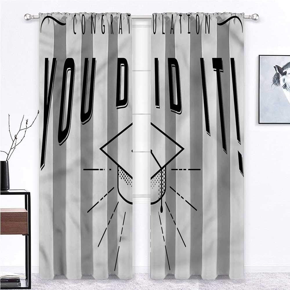 luvolux Room Darkening Curtain Graduation Block Out Drapes