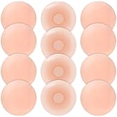 RIFNY Nipple Covers for Women, Silicone Pasties Nipple Cover, Reusable Adhesive Invisible Breast Petals Stickers