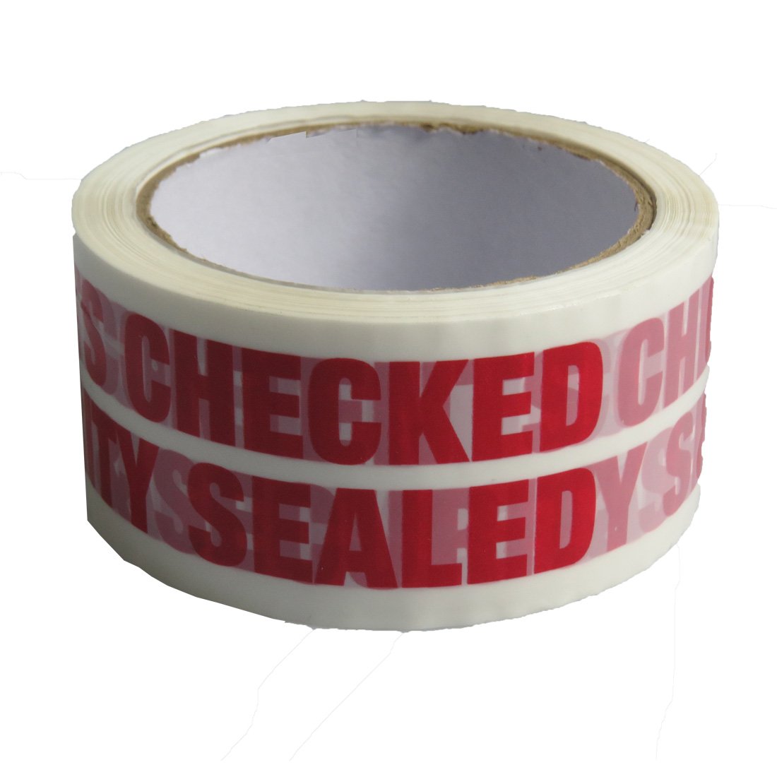 Triplast 48 mm x 66 m Contents Checked Printed Low Noise Parcel Packing Tape (Pack of 2)