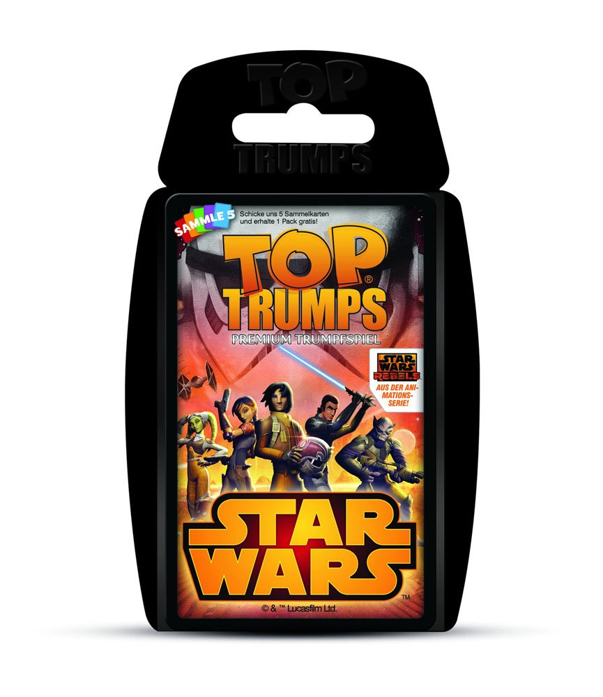 Winning Moves 62004 – Top Trumps - Star Wars Rebels - card game – for four people