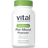 Hyperbiotics Vital Nutrients Pro Mood Probiotic with L-theanine | Clinically Studied Probiotics for Women and Men to Support Stress Management and Mood Support* | 60 Vegan Count