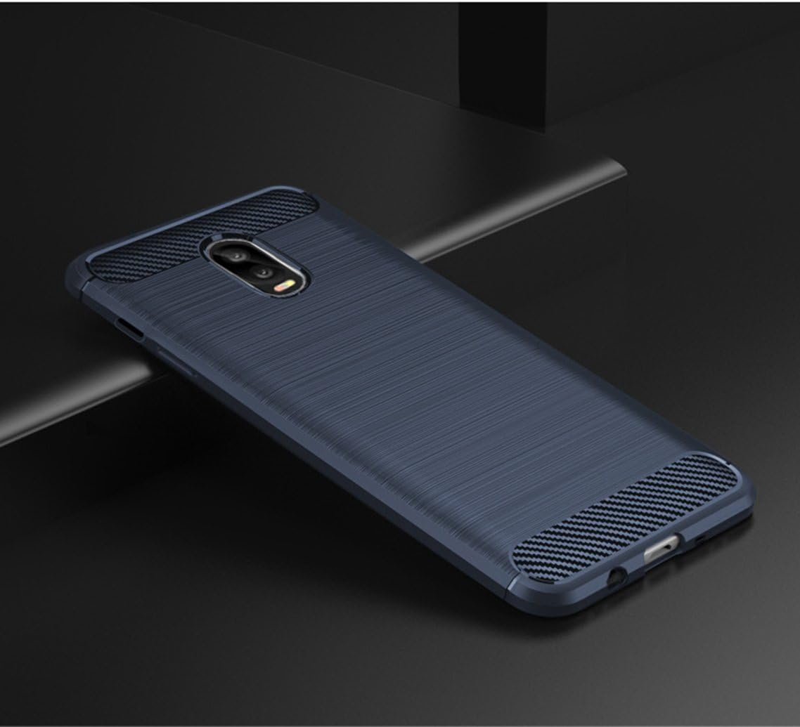 Samsung Galaxy C8 Case Cover Shell,Carbon Fiber Material Case,Smooth Non-Slip Soft,Anti-Fingerprint case,Fully Protective Case Cover for Samsung Galaxy C8