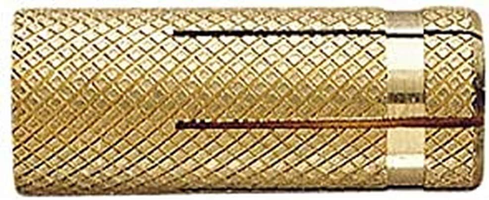 Index Fixing Systems Tala Pack of 150 Tacos for Light Fittings in Material Macizos (Brass), TALAM12, M12 x 38 mm, diámetro de 15 mm