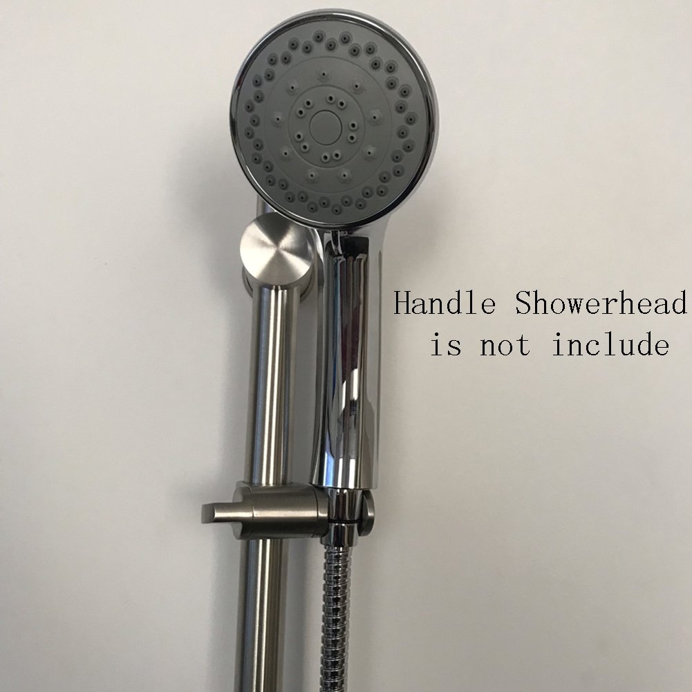 Neady Shower Slider Bar 26 Inch Stainless Steel Brushed Nickel Lead