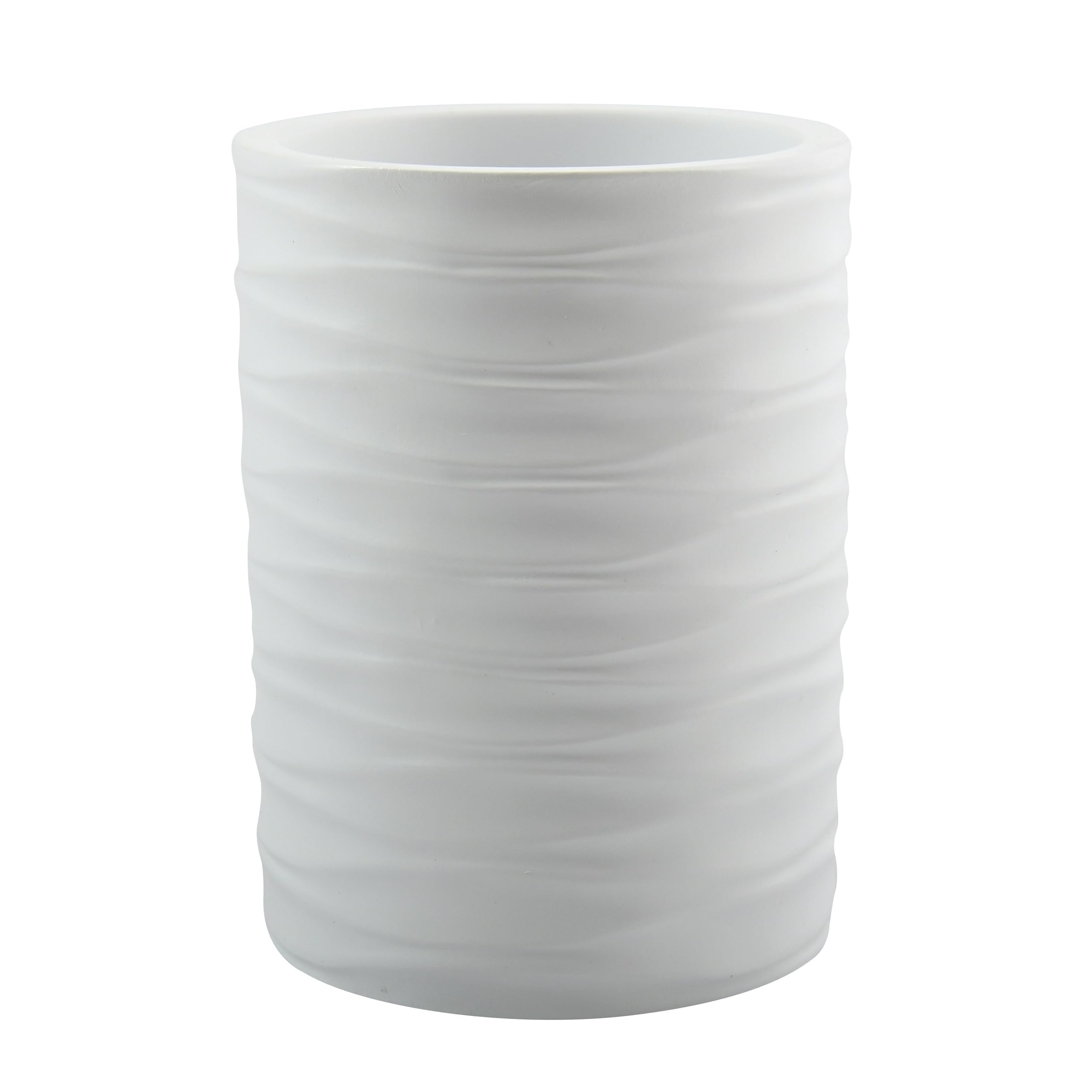 MSV Polyresin Houston Tumbler, White