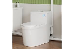 Simple Project Macerating Toilet 600w One-Piece Upflush Toilet for Basement, Powerful & Quiet Macerating Toilets System with 3 Water Inlet & Ac Vent