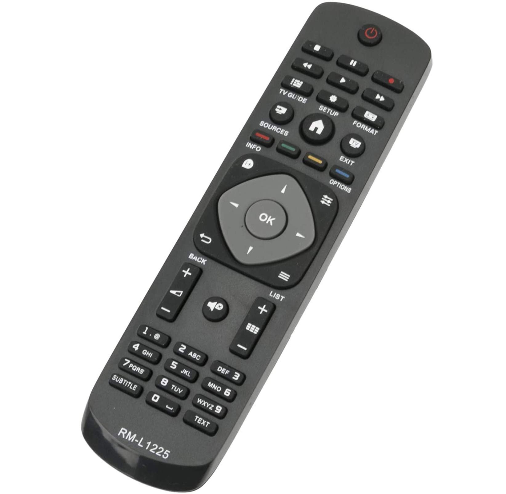 ALLIMITY Remote Control RM-L1225 Replace for Philips UHD LED TV 43PUH4900 43PUK4900 43PUT4900 22PFT4022 22PFT4232 24PFS4022 24PFS4032 32PFT4100 32PFT4101 49PUH4900 49PUK4900 20PHH4109