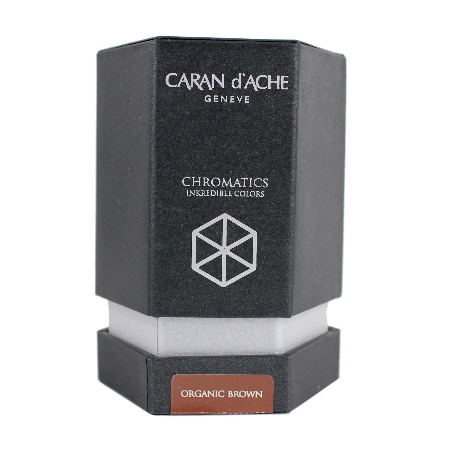 Caran d'Ache 50ml Chromatics Ink Bottle - Organic Brown