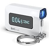 BACtrack C6 Keychain Breathalyzer | BAC Alcohol Tester | Optional App | Portable Alcohol Test for Home &amp; Personal Use | 3 Mouthpieces Included
