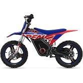 RFN E350 36V Kids Electric Dirt Bike, Electric Motorcycle with 500W Peak Power, 18.6 mph Max Speed, 11.2-Mile Range, 3-Speed Off-Road Bike for Ages 4-8