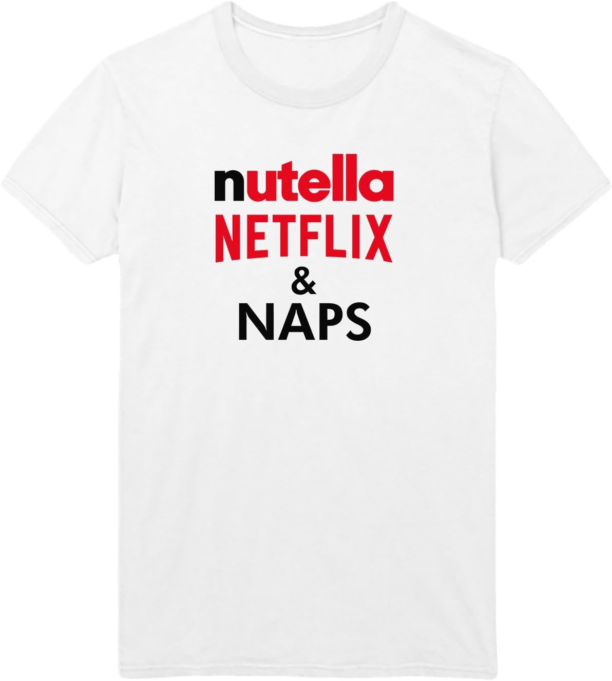 MYMERCHANDISE Nutella Netflix Chocolate Donut Men T-Shirt Christmas Tshirt T Shirt
