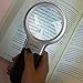 Magnifying Glass with Light - LED Lighted Folding Magnifier Stand for Reading, Maps, Small Print - 2.5X 4.5X Magnification, Includes Cleaning Cloth
