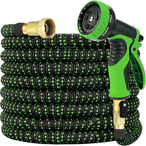 Expandable Garden Hose 50 ft Flexible Garden Hose with 10 Function
