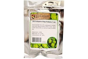 HopUnion COMINHKPR110030 Hop Pellets for Home Brew Beer Making (Calypso) 1 oz.