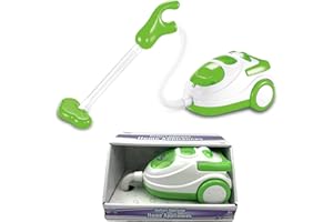 Misco Toys Kids Vacuum Cleaner Appliances, Kids Junior Toy Handheld Vacuum Cleaner with Realistic Action & Sounds for Toddlers, Great Gift for Kids Ages 3 4 5 6 7+ (Green)
