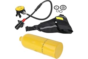 Scuba Tank Kit,1L Scuba Diving Tank Equipment Portable Oxygen Tank Underwater Breathing Device Kit with Scuba Tank Refill Ada