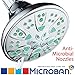 AquaDance Antimicrobial – Anti-Clog High-Pressure 6-Setting Shower Head with Microban Nozzle Protection from Growth of Mold, Mildew & Bacteria for Stronger Shower! 4