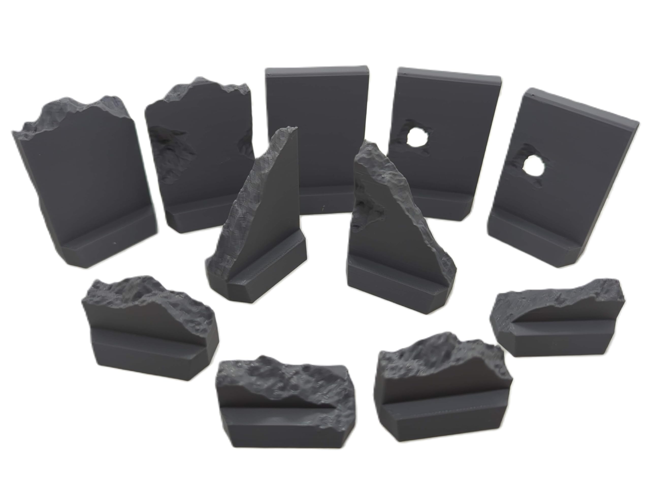 Texas Barriers (12x Pieces) | 28mm 1/56 Scale Miniature | RPG Tabletop Figure Diorama Landscape Modelling Wargaming Fantasy Wargames Model Scenery Terrain Scatter Roleplaying 3d Printed Paintable