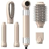 Hair Multi-Styler Pro 6-in-1, with 110,000 RPM High Speed & Ionic Technology Styling & Drying System with 2 Auto Wrap Curlers, for Fast Drying, Curling, Volumizing, Straightening, Smoothing