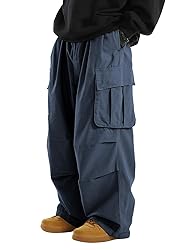 OYOANGLE Men's Drawstring Elastic Waist Flap