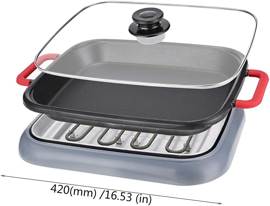 review DUX-ZW Barbecue Electric Oven,Durable,Strong Thermal Conductivity,Strong Load-bearing,Humanized Design,To Provide You With Safety Protection,Suitable For Home Kitchen And Outdoor Barbecue ,Automatic A