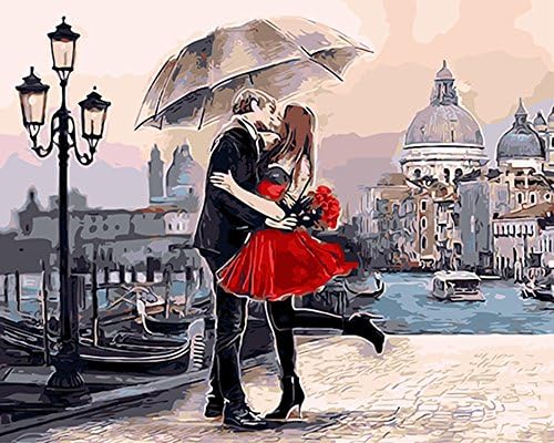 DoMyArt Paint by Number Kits for Adults - Meet London 16X20 Inch