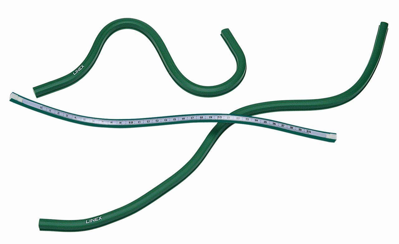 Linex 30cm Flexible Curved Ruler