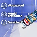 Unibond Triple Protection Stop Mould Silicone Sealant 291g Clear view 2