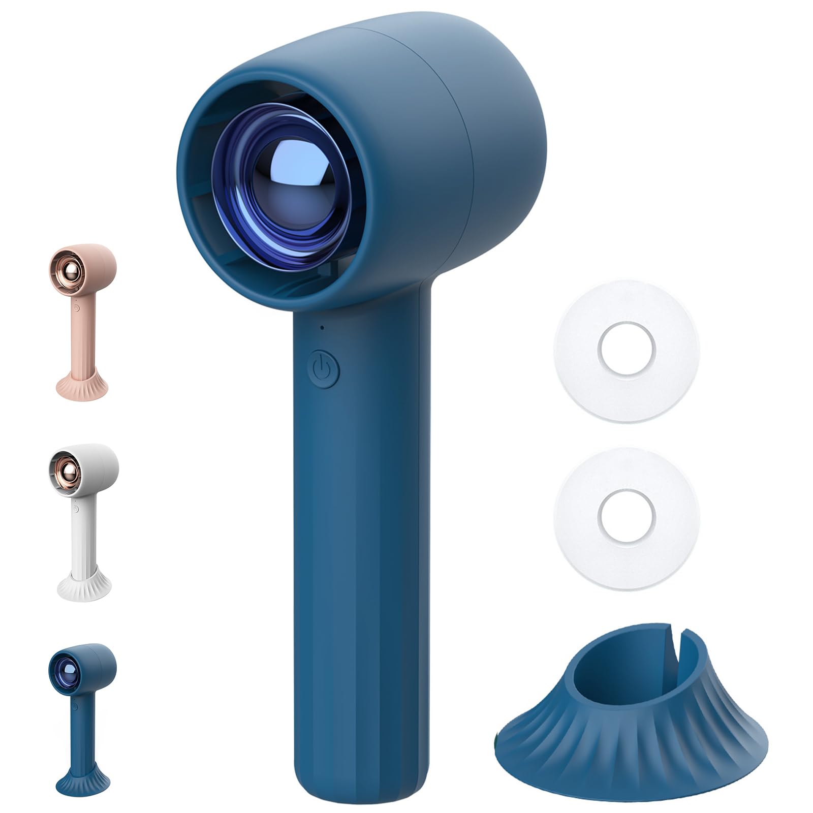 KENSUKA Handheld Fan HA1, Rechargeable Portable Hand Held Fans with Aromatherapy, 3-Speed Adjustable, Ideal for Travel, Makeup, Outdoor Personal Cooling