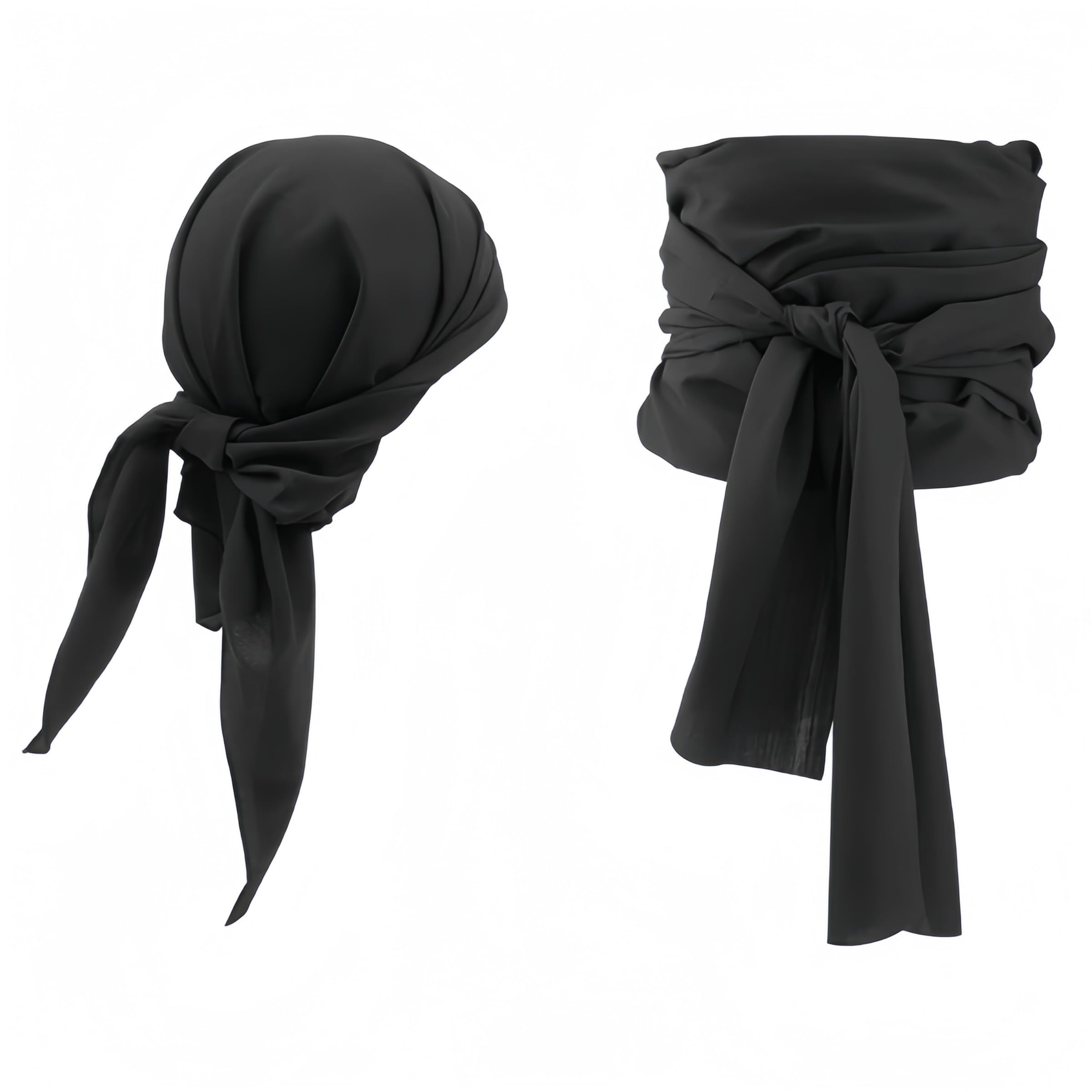 Proumhang Pirate Costume Accessories Set Pirate Sash Belt Headband Waist Belt Pirate Captain Medieval Large Sash Pirate Head Scarf Bandanas for Halloween Kids Adult