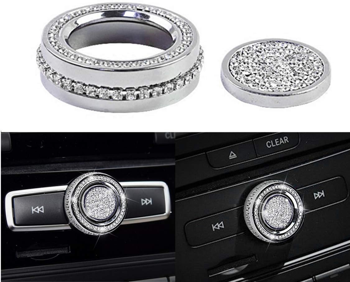 Amazon Com Yuwaton Bling Car Interior Trim Rhinestones 3d Decals