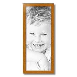ArtToFrames 9x22 inch Gold Rustic Barnwood Wood