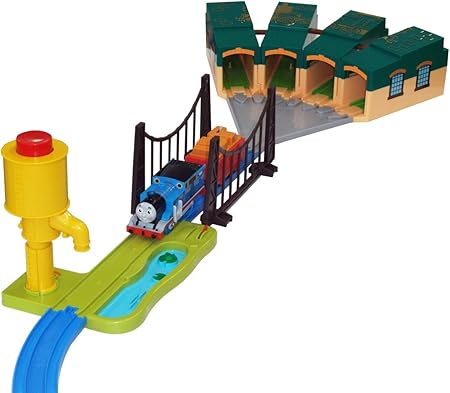 Amazon プラレール きかんしゃトーマス 蒸気がシュッシュッ トーマス 機関庫セット 車両 おもちゃ